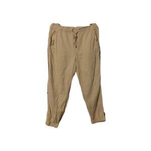 Social Standard by Sanctuary XXL Linen Blend Elastic Waist Jogger Pants